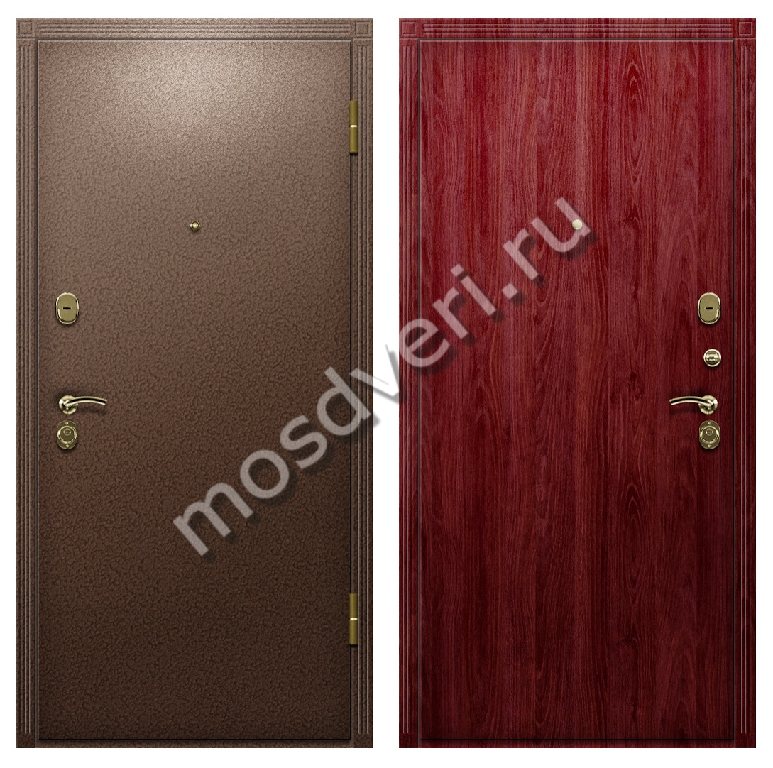 Утепленная порошковая дверь с внутренней отделкой МДФ - купить от производителя Мосдвери Утепленная порошковая дверь с внутренней отделкой МДФ