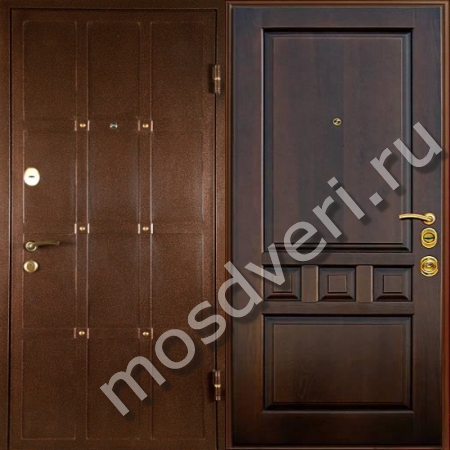 Порошковая дверь с элементами ковки с массивом внутри - купить от производителя Мосдвери Порошковая дверь с элементами ковки с массивом внутри